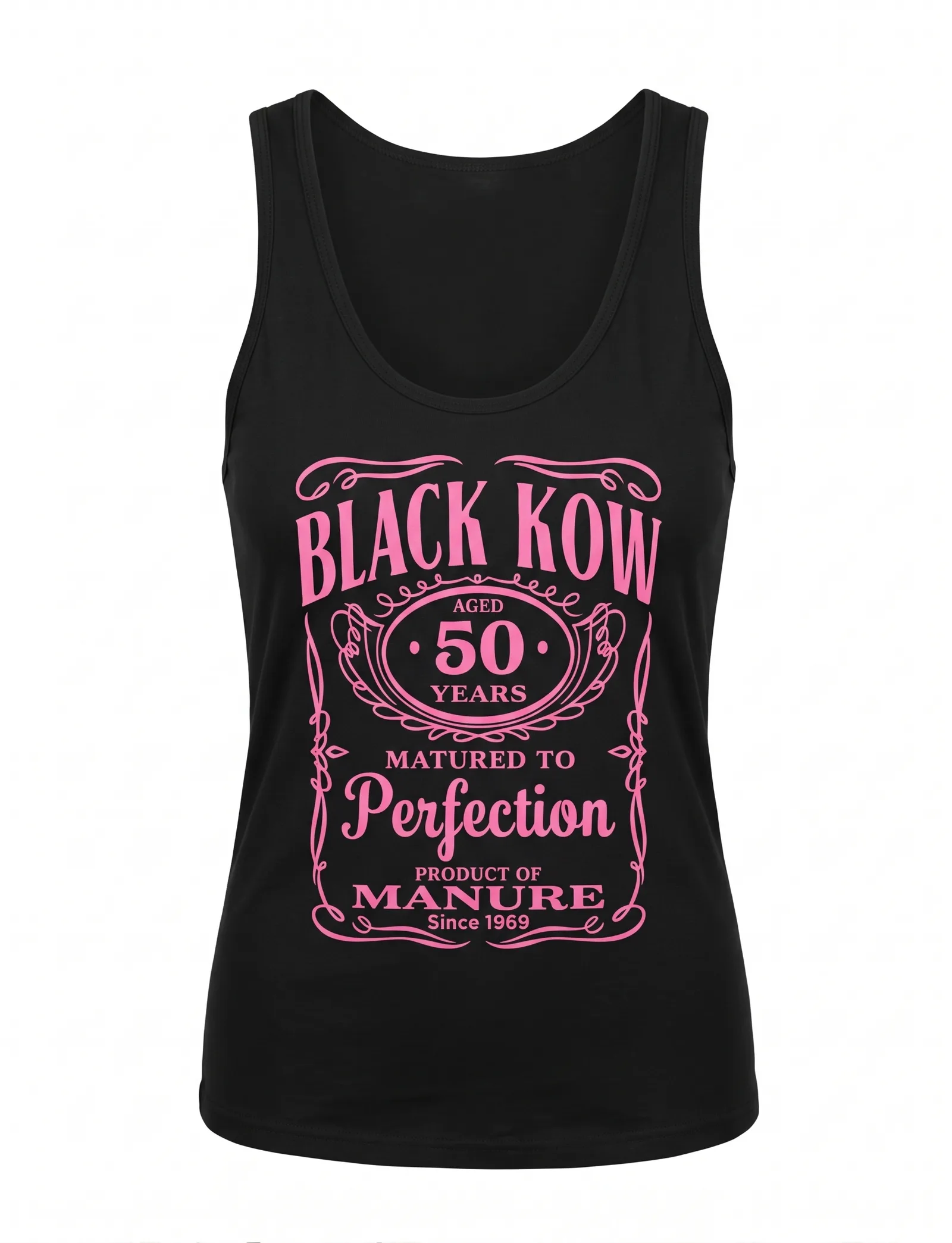 Women's Pink Racer Back Tank Top